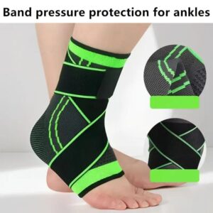 1 Pc Adjustable Compression Ankle Brace Breathable Support