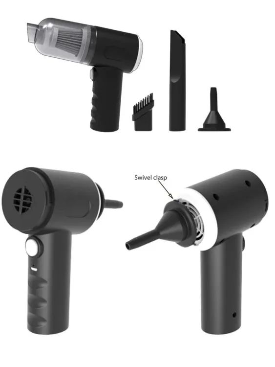 3 In 1 Portable Car Vacuum Cleaner - Image 2