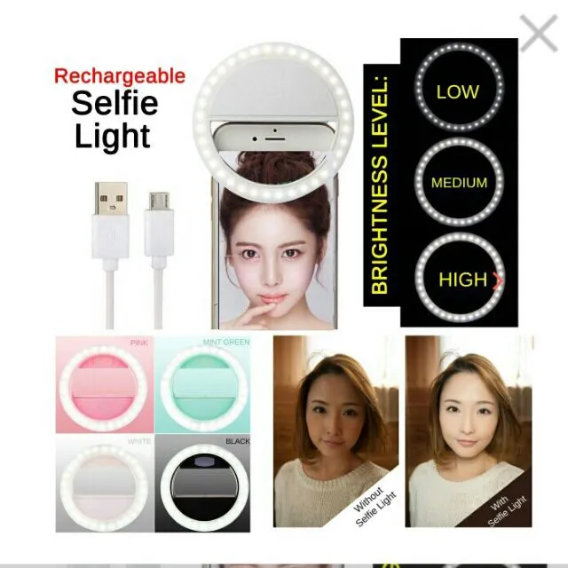 Mobile Selfie Ring Light Portable Selfie LED Ring Light For Mobile Phones - Image 2