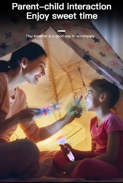 Flashlight Projector Toy 8 Images Torch Lamp - Image 5