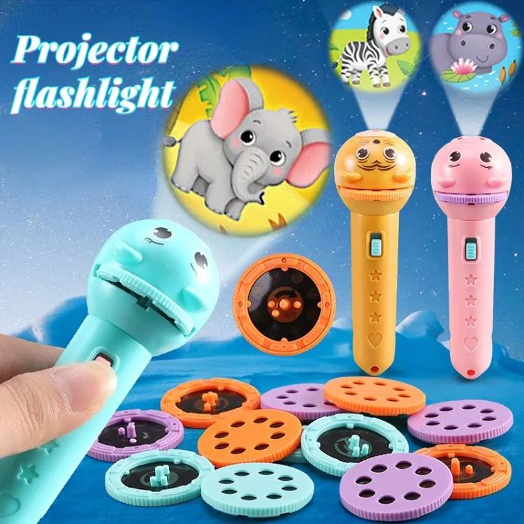 Flashlight Projector Toy 8 Images Torch Lamp - Image 6