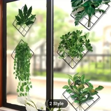 Grass Wallpaper Sheet 3D Artificial Plant Wall Art Water Proof Stickers - Image 2