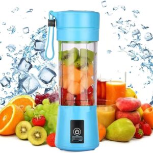 uicer Blender 6 Blades USB Portable 380ml Mini Fruit Bottle Juicer Small Blender