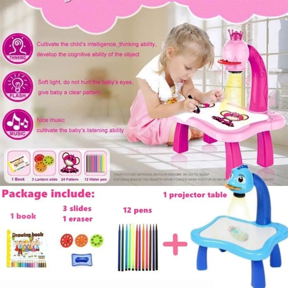 Kids Drawing Projector, Trace And Toy Drawing Board - Image 4