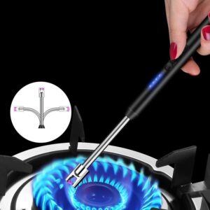 New USB Arc Pulse Ignition Gun Candle Kitchen Safety Gas Stove Ignition Lighter 360degree Free Rotation Gadgets