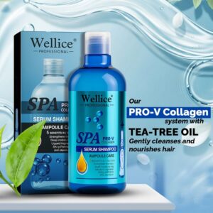 Original Blue Wellice Serum Shampoo 500 Ml