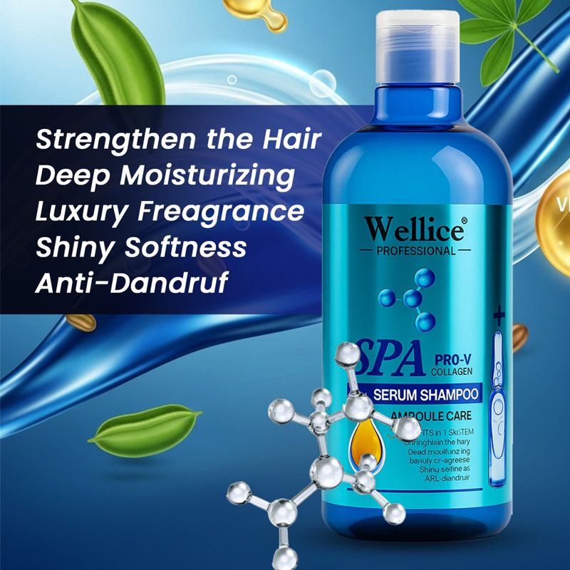 Original Blue Wellice Serum Shampoo 500 Ml - Image 2