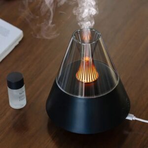 Volcano Room Diffuser USB Air Humidifier Retro Light Air Fershner